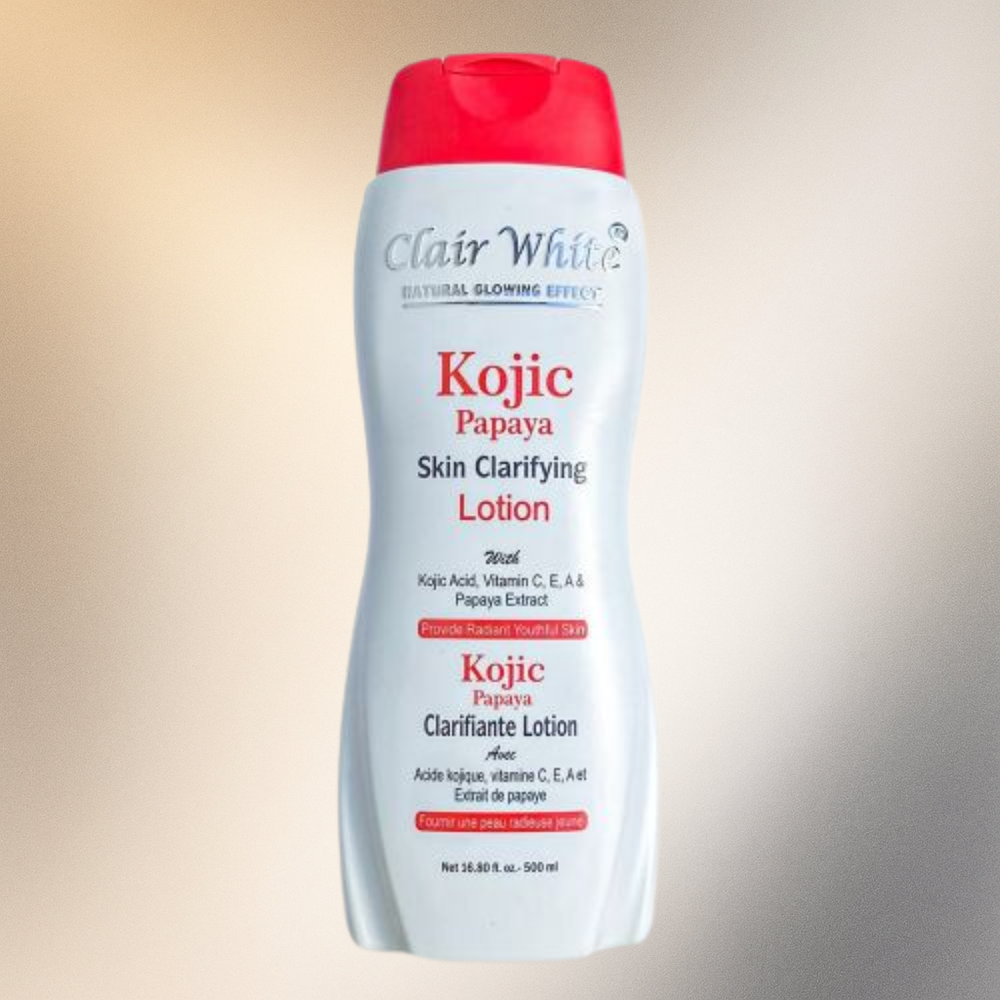 Clair White Kojic Papaya Skin Clarifying Lotion 500ml | 16.8oz