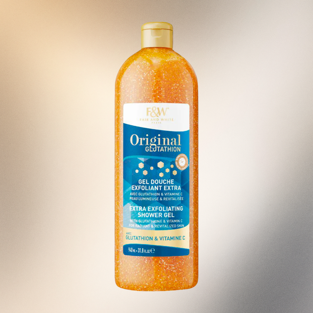 Fair And White Paris Original Glutathion Extra Exfoliating Shower Gel 940ml / 31.8oz