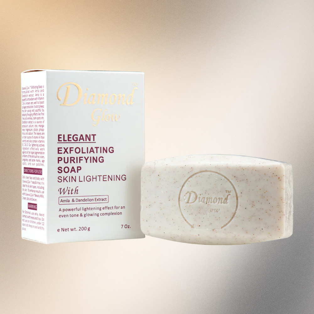 Diamond Glow Elegant Exfoliating Purifying Soap 7 oz