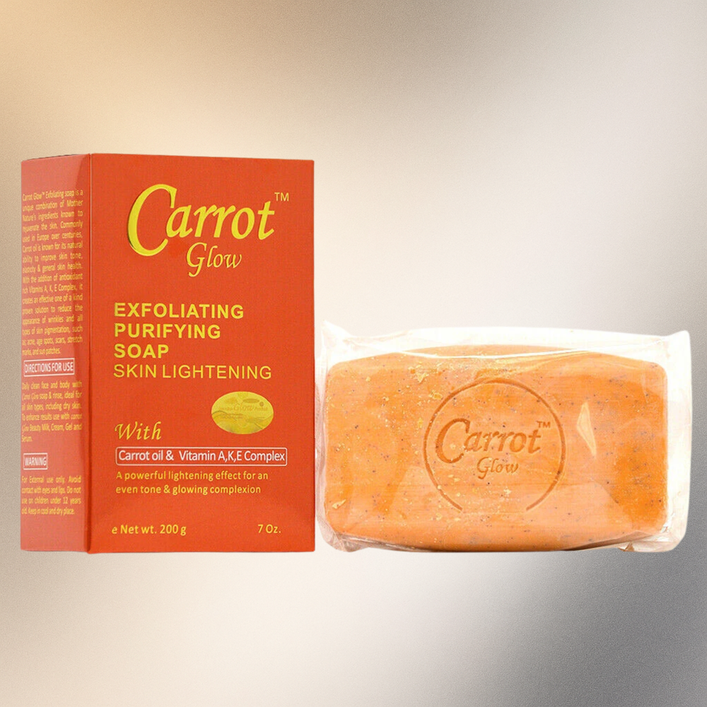 Carrot Glow Exfoliating Purifying Soap With Carrot 7 oz