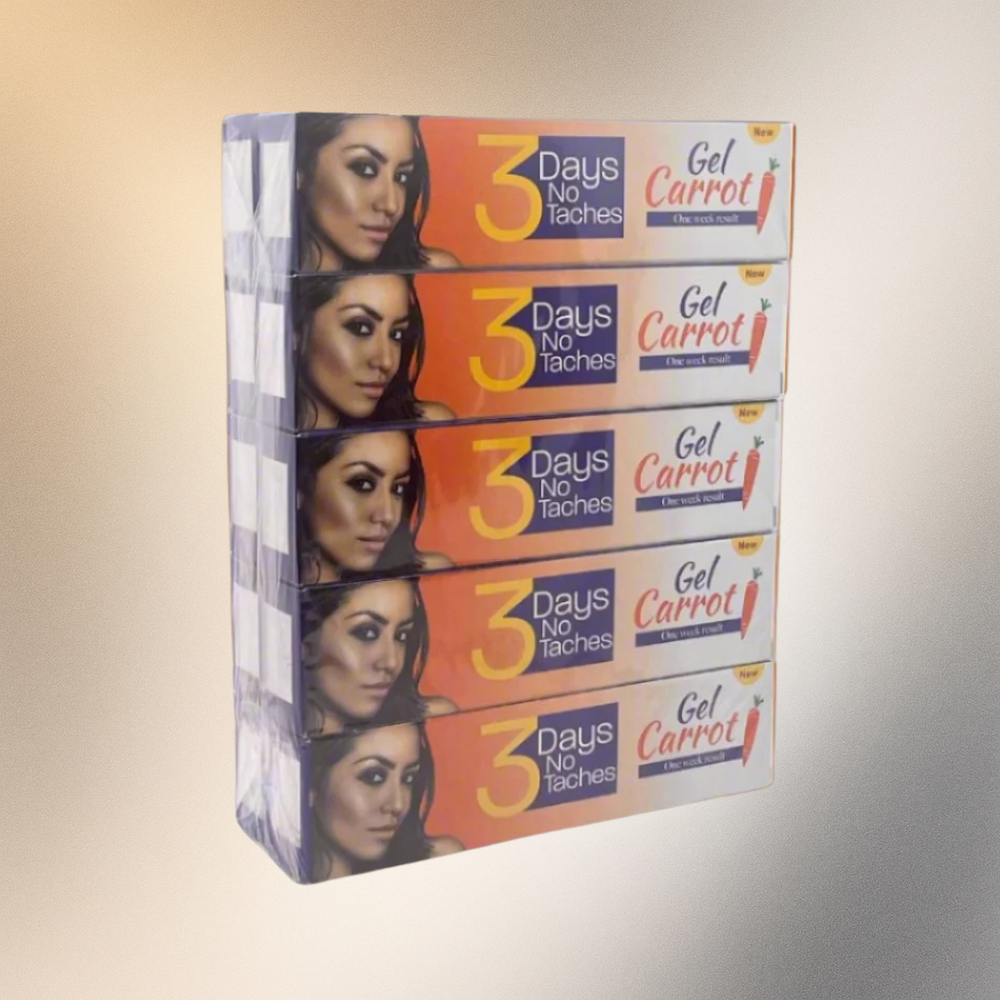 3 Days No Taches Gel Carrot pack of 10