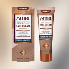Ambi Even & Clear Fade Cream Stubborn Dark Spots 1oz | 30ml