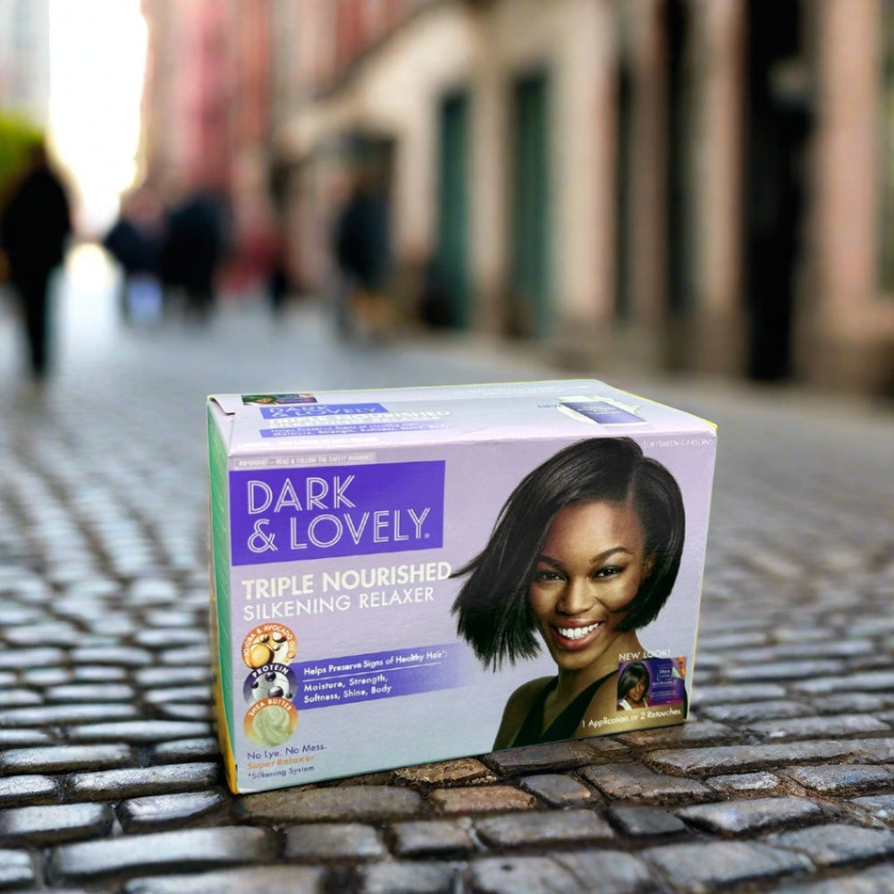 Dark & Lovely Triple Nourished Silk Relaxer Kit