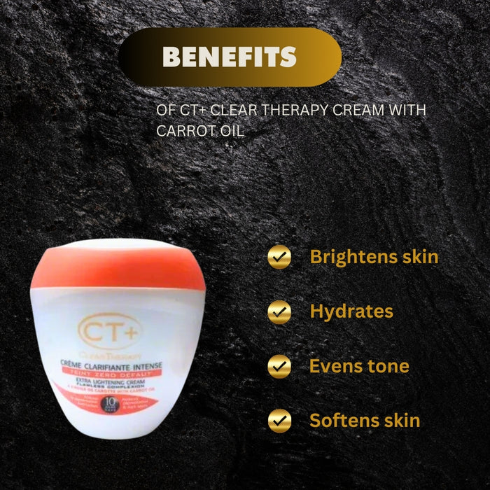 CT+ Clear Therapy Cream with Carrot Oil 400 ml