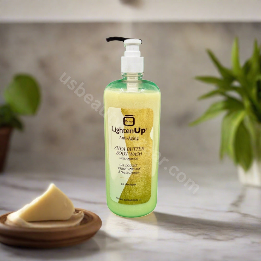 LightenUp Gold Shea Butter with Argan Bodywash 1 Lt
