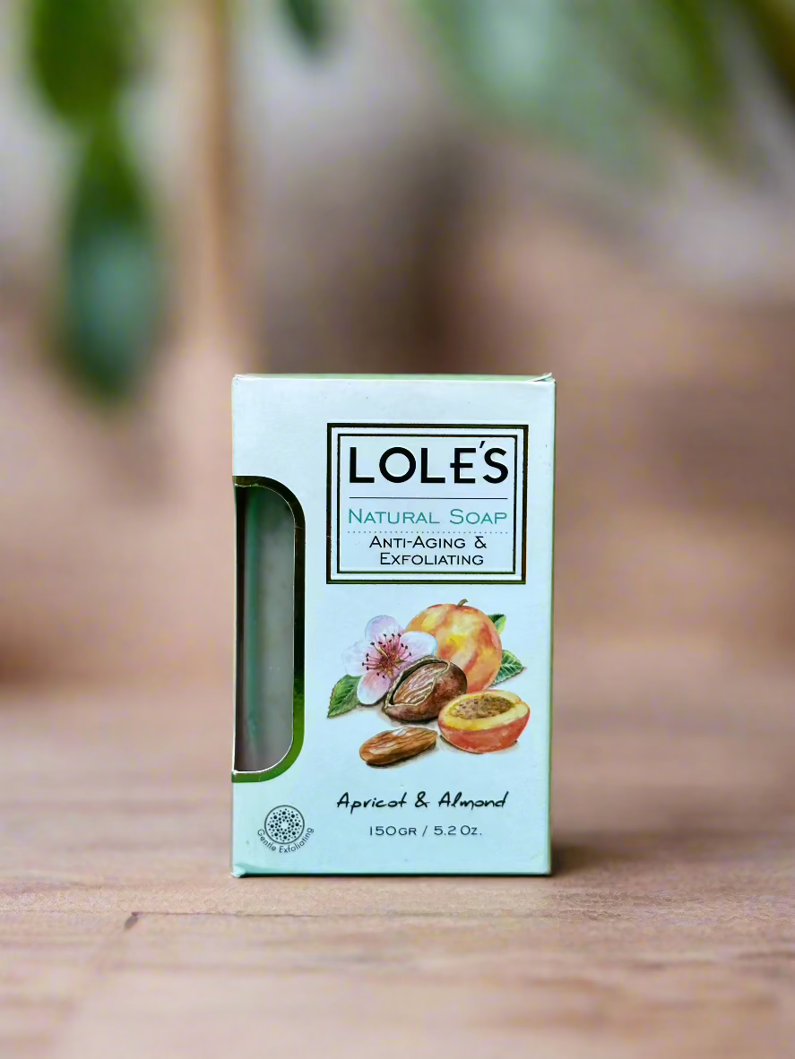 Lole's Natural Soap Anti-Aging and Exfoliating Apricot & Almond