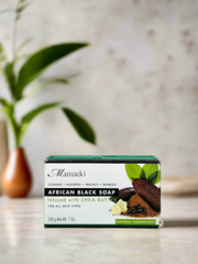 Mamado African Black Soap Infused with Shea Butter 200g