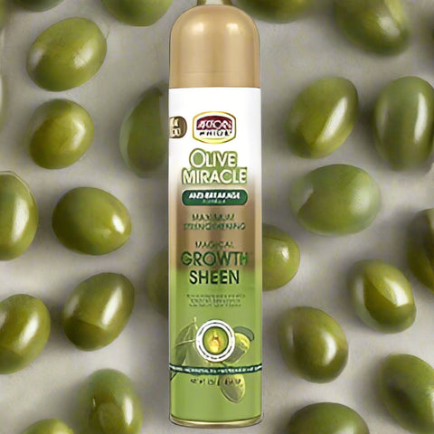 African Pride Olive Miracle Growth Sheen Spray 8 oz