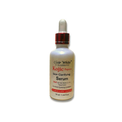 Clair White  Kojic Acid with Papaya Extracts - Skin Clarifying Serum 1.66 Fl. oz/ 50ml