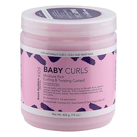 Aunt Jackies Baby Girl Curls Curling & Twisting Custard 15 oz