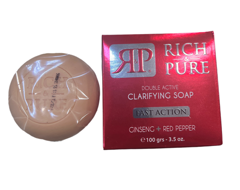 Rich & Pure Double Active Clarifying Soap Fast Action 100g