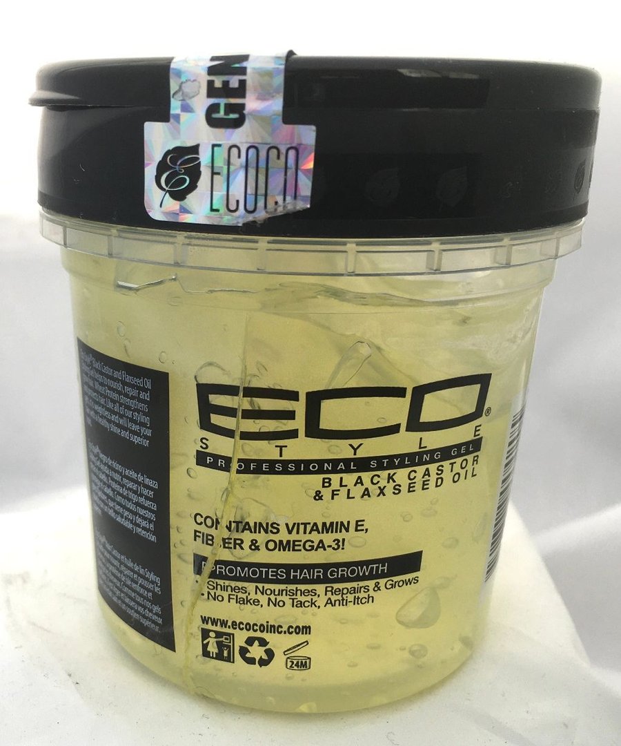 Ecoco Black Castor & Flax Seed Oil 8 oz