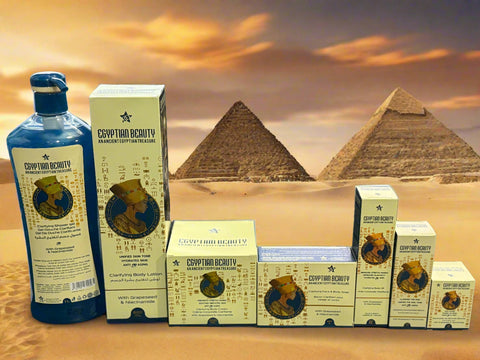 Egyptian Beauty Full Sets  Shower Gel, Body Lotion , Cream , Soap, Oil, Serum  6 Pcs