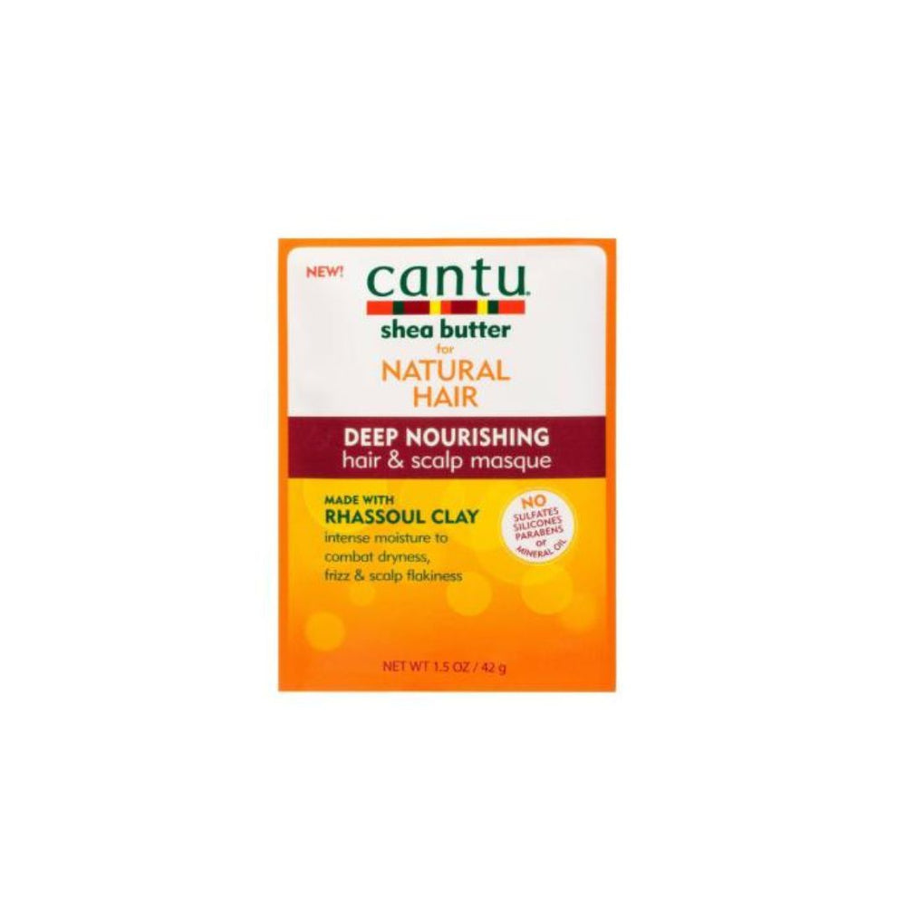 Cantu Shea Butter for Natural Hair Rhassoul Clay Deep Nourishing Masque Packet 1.5oz each