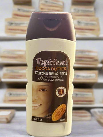 Topiclear Cooca Butter Kojic Skin Toning Lotion 320 Ml 10.82 Fl / Oz