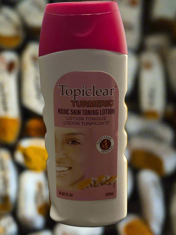 Topiclear Turmeric  Kojic Skin Toning Lotion 320 Ml 10.82 Fl / Oz