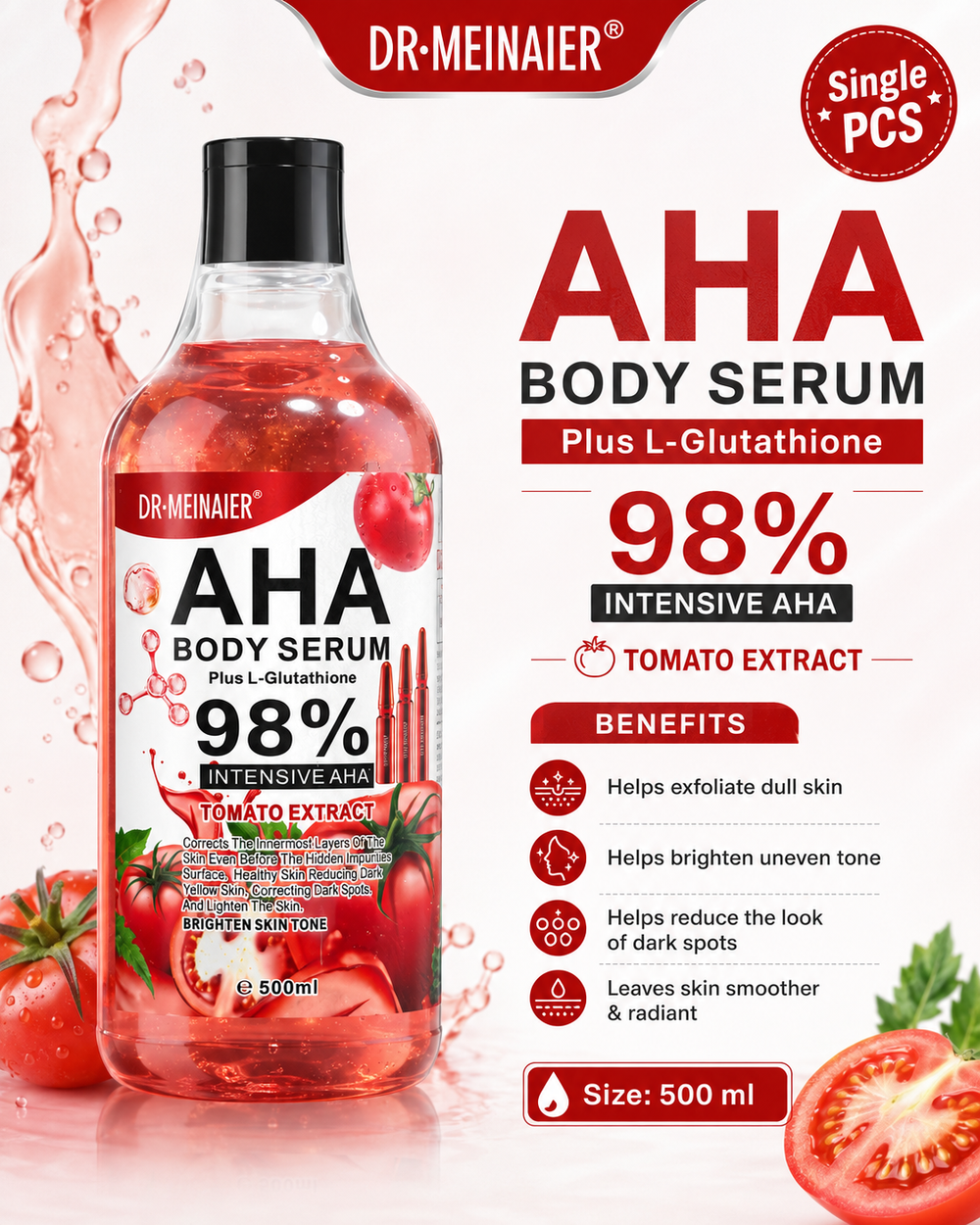 AHA Body Serum -500 Ml