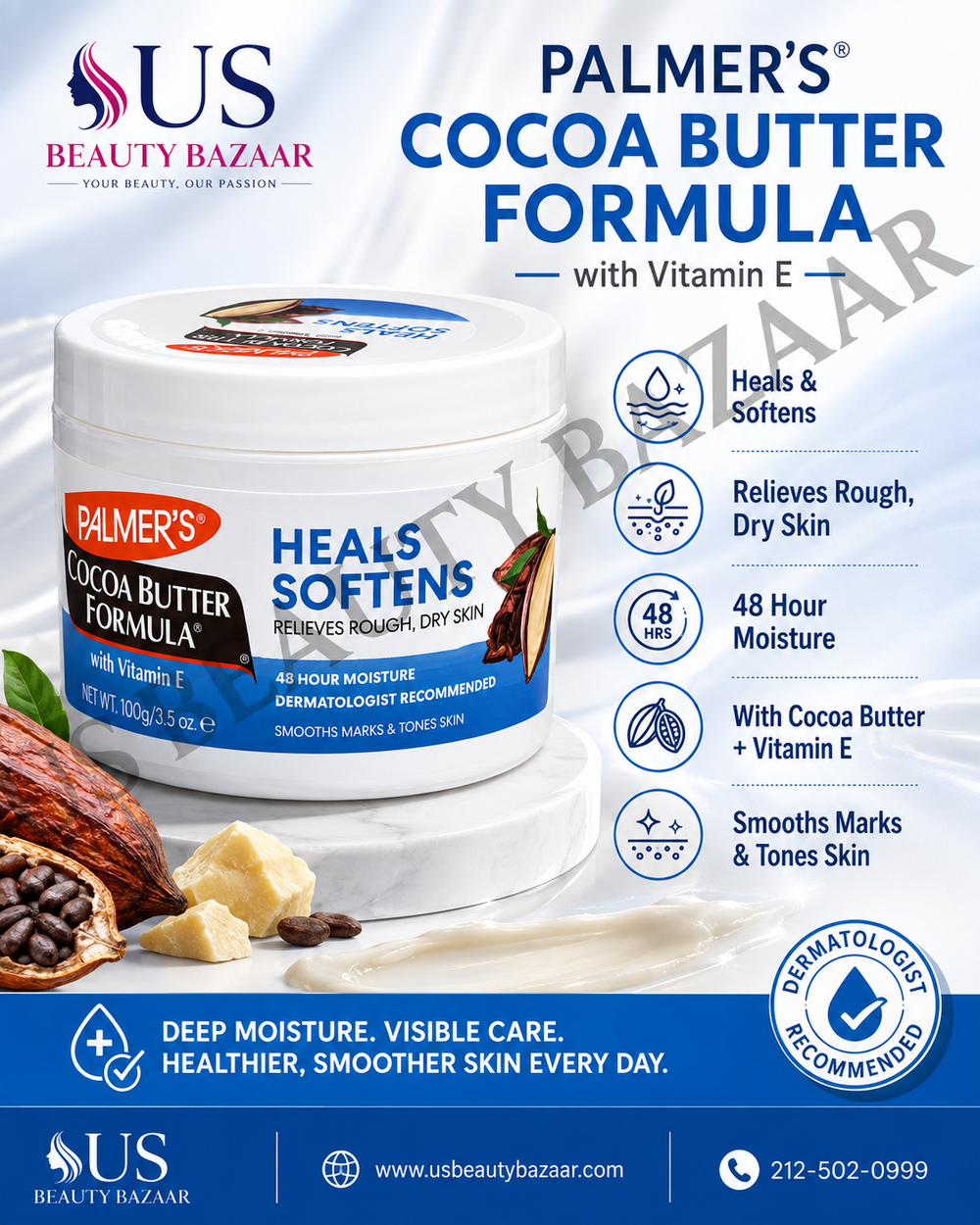 Palmer’s Cocoa Butter Formula with Vitamin E: Size 3.5 Oz Pack of 3