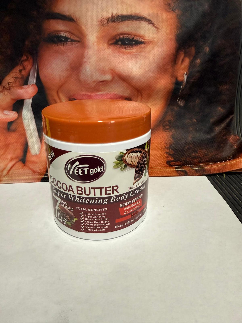 Veetgold Cocoa Butter Super Whitening Body Cream 500 Grm