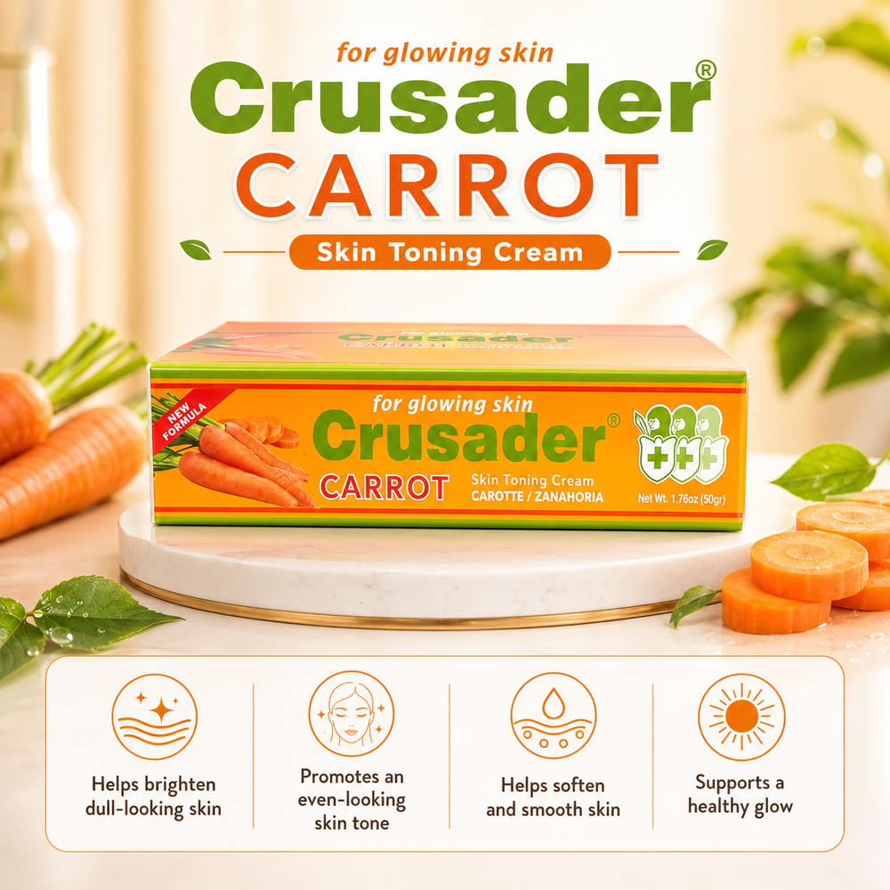 Crusader Carrot Skin Toning Cream 50 Grm