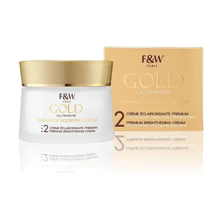 F&W Paris Gold Ultimate Radiance Booster Cream (Premium Brightening 180 Grm