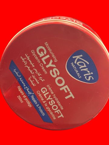 Karis Naturals Glysoft Moisturising Glycerin Cream (250ml).