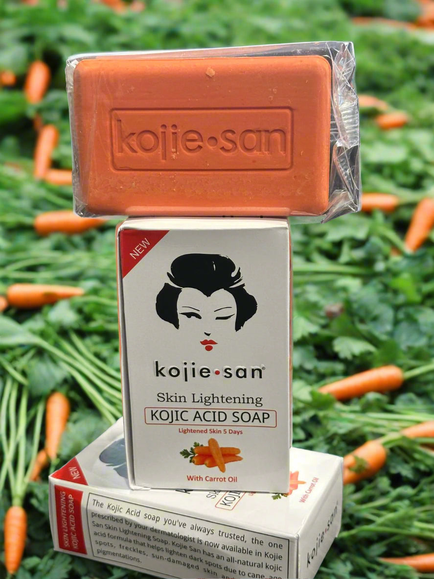 Kojie San Skin Lightening Kojic Acid Soap With Carrot  5 days 250Grm