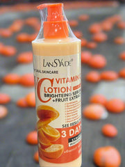 LanSyade Vitamin C 3 Days Strong Whitening Lotion + Brightening Serum  500 Ml