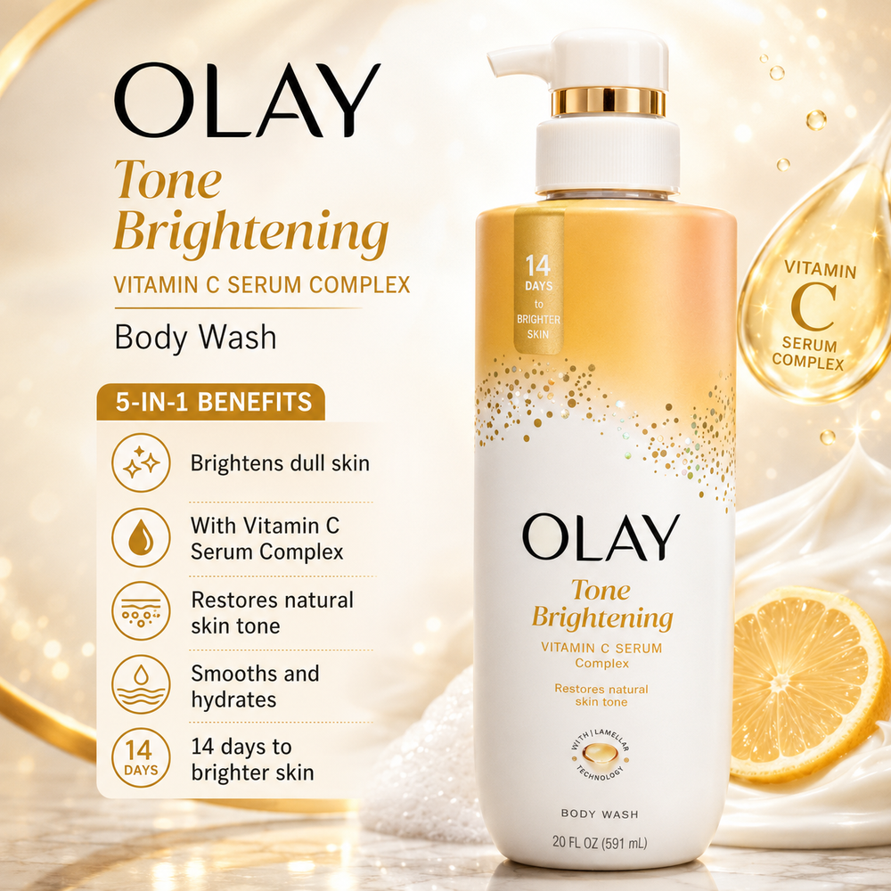 Olay Vitamin C Hydrating Body Wash 591 ml