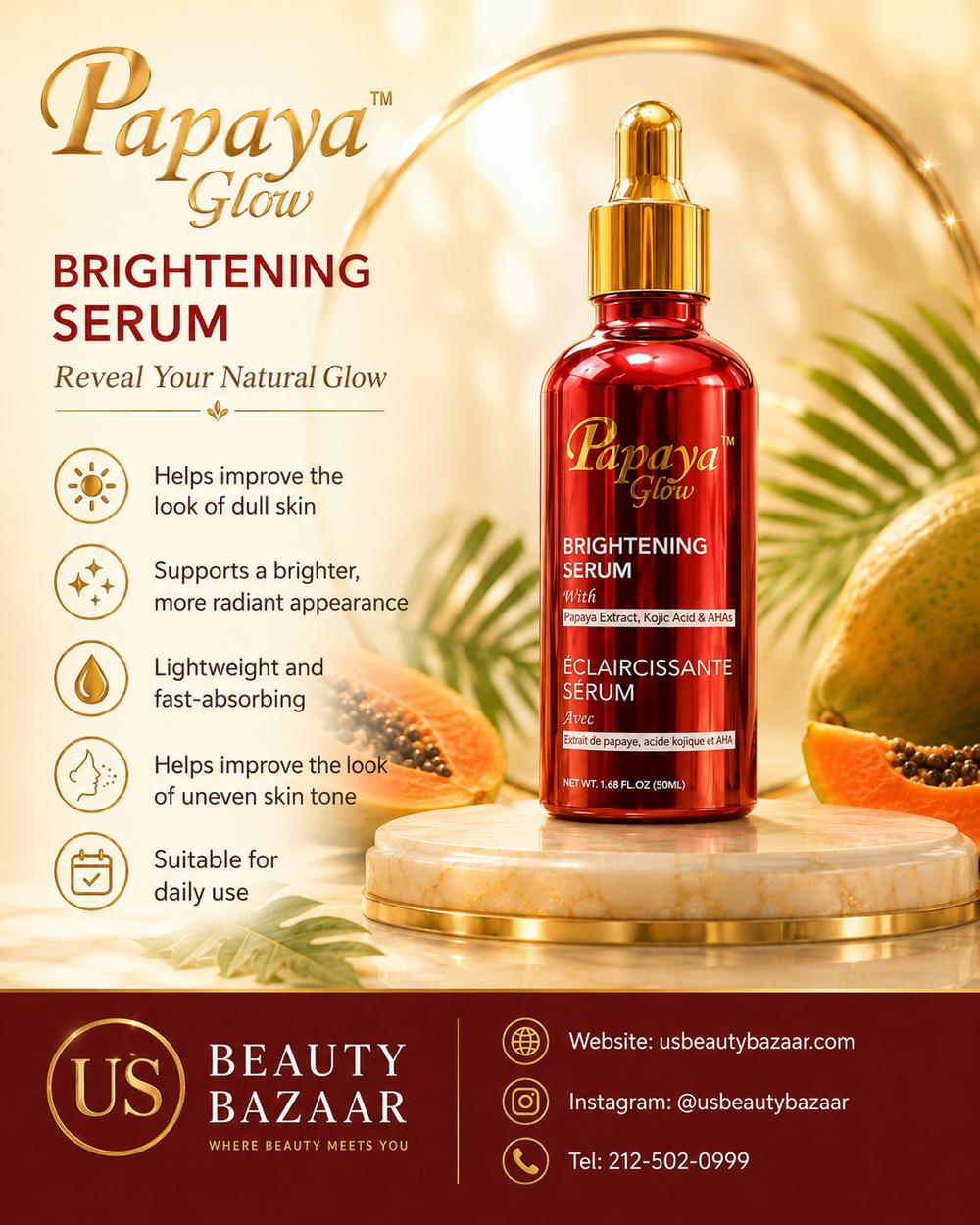 Papaya Glow  Brightening Serum