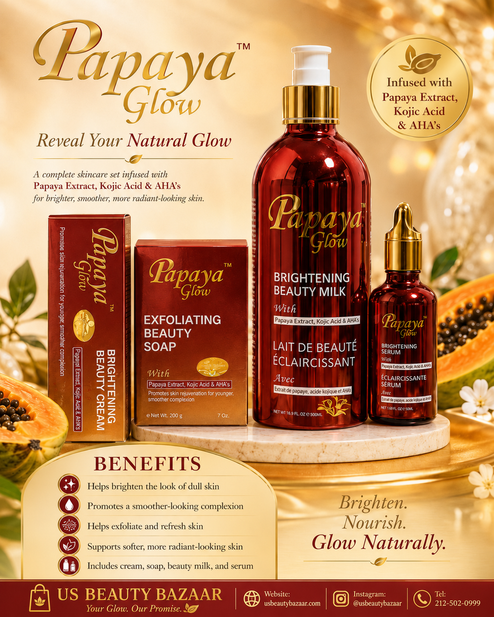 Papaya Glow Sets