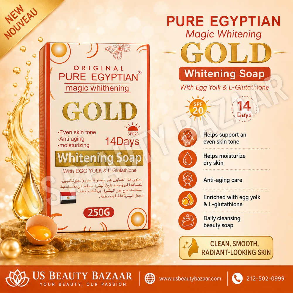 Pure Egyptian Magic Whitening Gold Soap Size: 250 g