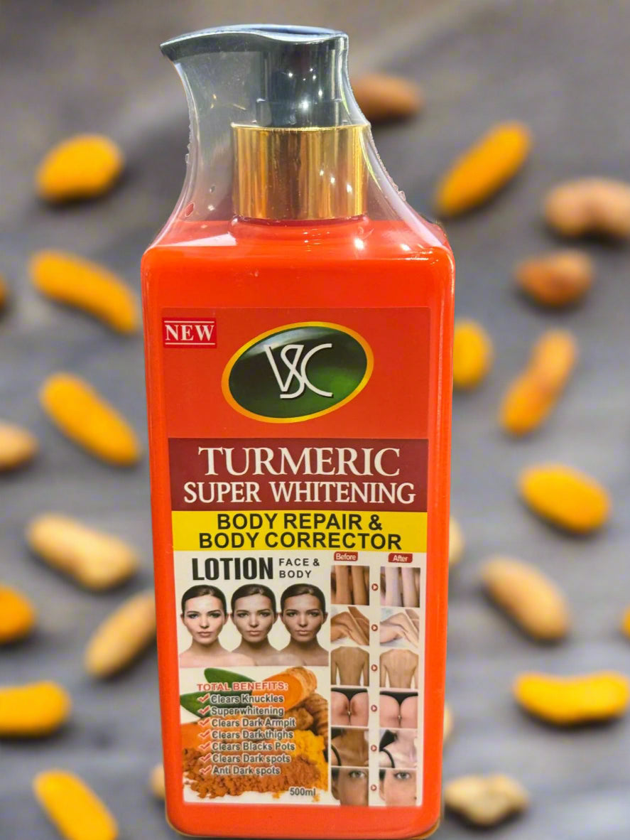 VSC Turmeric Super Whitening Body Repair & Corrector Lotion   15 FL oz 444 Ml