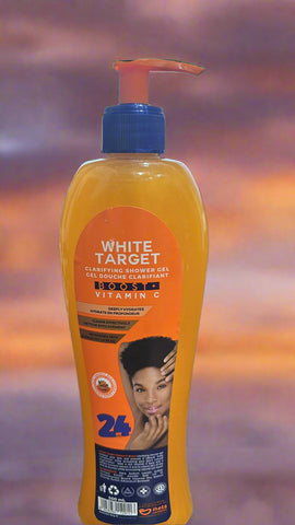 White Target Exfoliating Shower Gel  Vitamin-C 500 Ml Boost