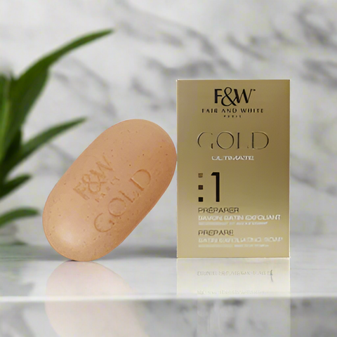 Fair & White Gold #1 Satin Exfoliating Soap 7oz (Clearance Exp 08/2025)