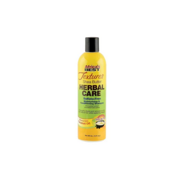 Africa's Best Textures Collection Shea Butter Herbal Care Sulfate-Free Moisturizing & Conditioning Shampoo 12 oz